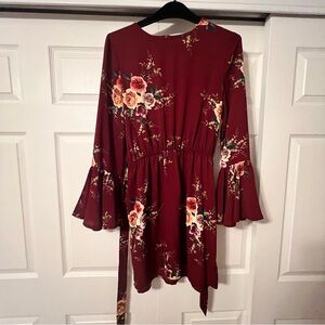 Parisian Works Burgundy Dress